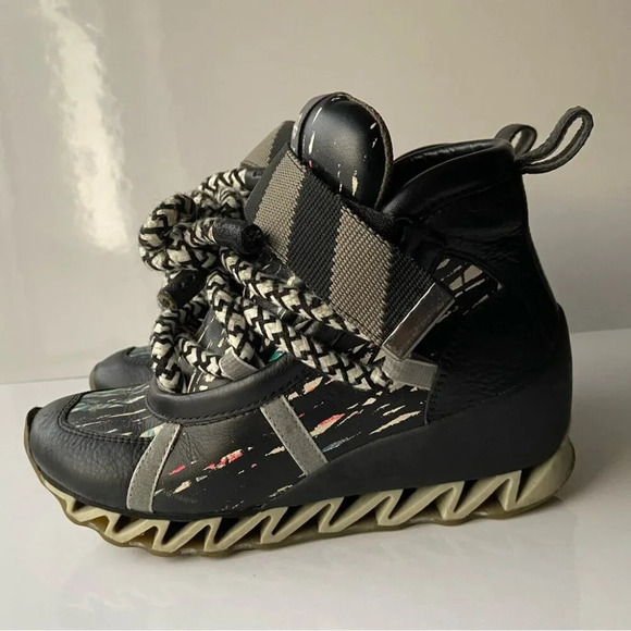 Bernhard Willhelm Camper Together Black Hightop Sneakers Sz 35 - Picture 2 of 10